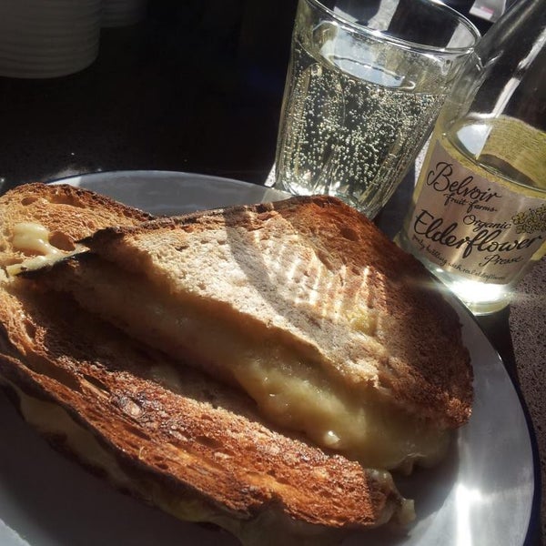 You must try the "World's Best Cheese Toastie", made with a very special sourdough baked in a 200 year old wood-fired oven, and using Montgomery Cheddar, supplied in whole truckles by Jamie Montgomery