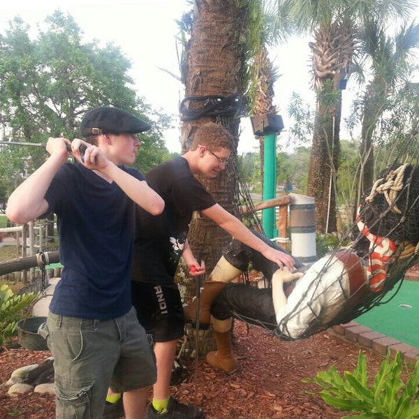 Photo taken at Pirates Cove Adventure Golf by TAMMY K. on 4/1/2016
