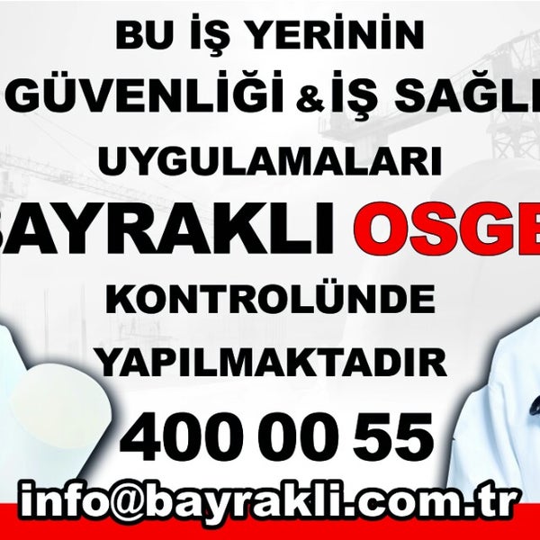 รูปภาพถ่ายที่ Bayraklı OSGB - Bayraklı Ortak Sağlık Güvenlik Birimi ve Danışmanlık Ltd.Şti. โดย İsmail Murat B. เมื่อ 7/9/2014
