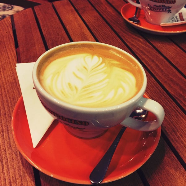 Photo taken at Mambocino Coffee by Gizem D. on 11/8/2015
