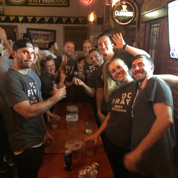 Снимок сделан в Hamilton&#39;s Bar &amp; Grill пользователем Sarah J. 6/7/2019