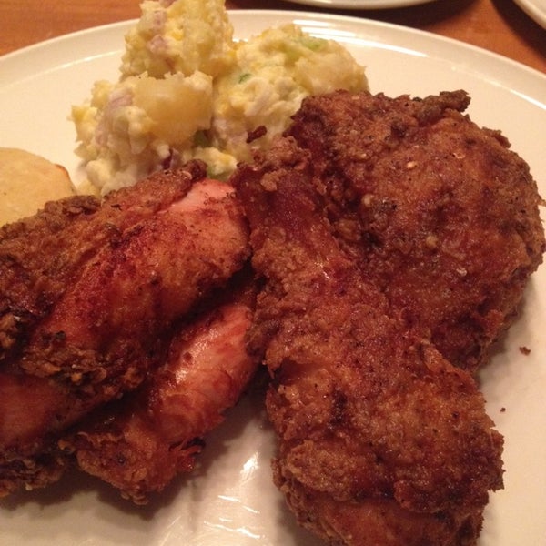 Family-Style Fried Chicken dinner: $12.00. Delicious Pre-Fix menu. Our server sucked though. Will definitely return.
