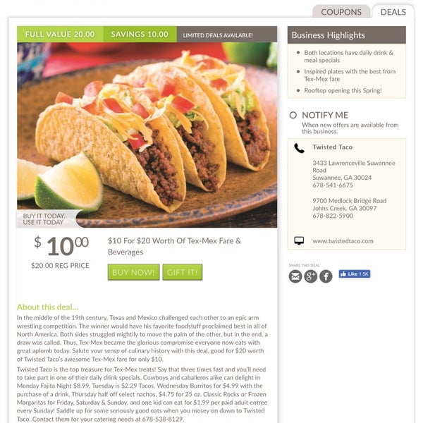 Twisted Taco Suwanee, GA