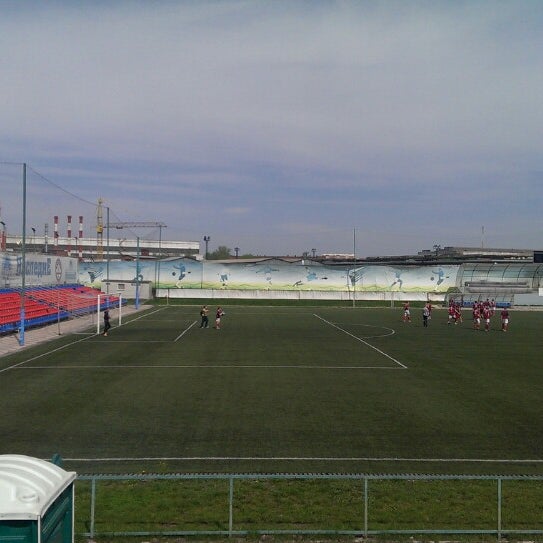 Photo taken at Стадион «Планета» by Artem K. on 5/10/2013