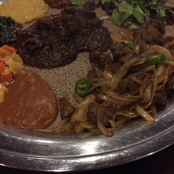 Photo taken at Walia Ethiopian Cuisine by Taylor W. on 1/17/2015