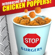 Have you tried our chicken poppers yet?? Just add your favorite sauce, shake em, and enjoy!