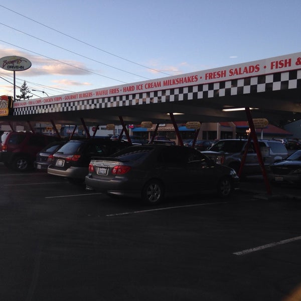 Photo taken at Boomer&#39;s Drive-In by Joseph G. on 4/2/2014
