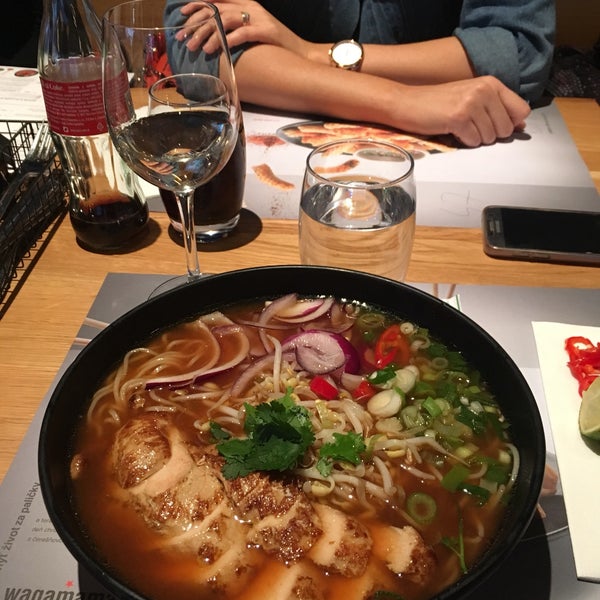 Photo taken at wagamama by Hana H. on 10/24/2017