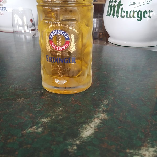 Beer tastes like it flows straight from Deutschland..