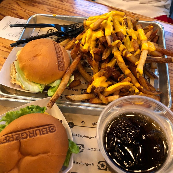 Photo taken at BurgerFi by Joe on 5/27/2018