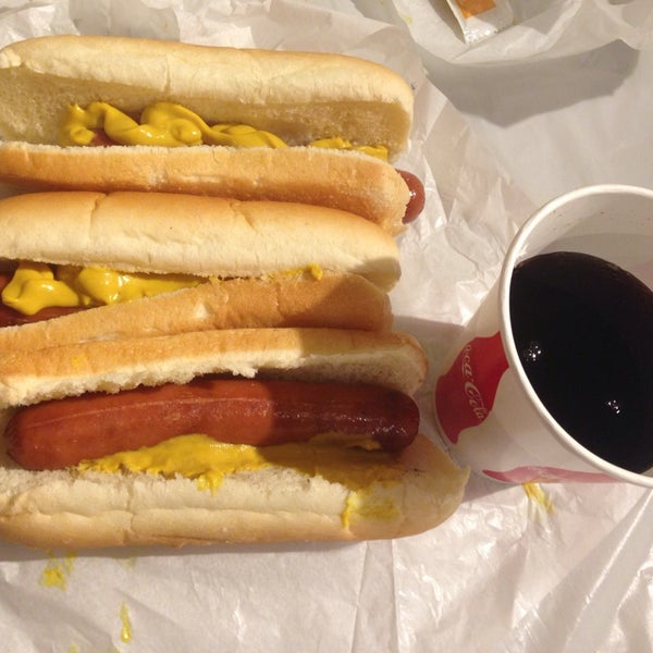Free hot dogs and soda today! We're looking for a new patio set...