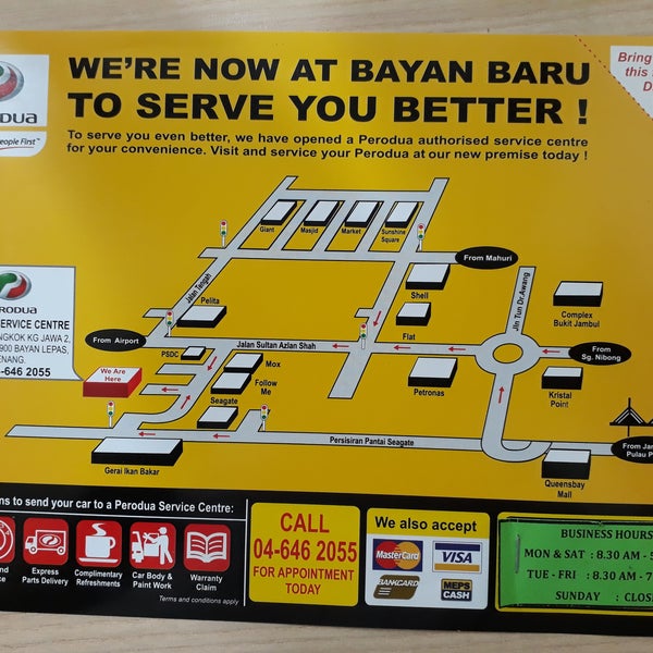 Perodua Service Centre Automotive Shop In Bayan Lepas