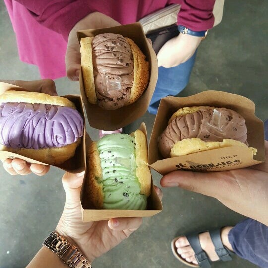 Hokkaido icecream puff ipoh