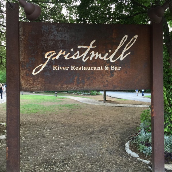 Photo taken at Gristmill River Restaurant &amp; Bar by Lauren V. on 5/10/2015
