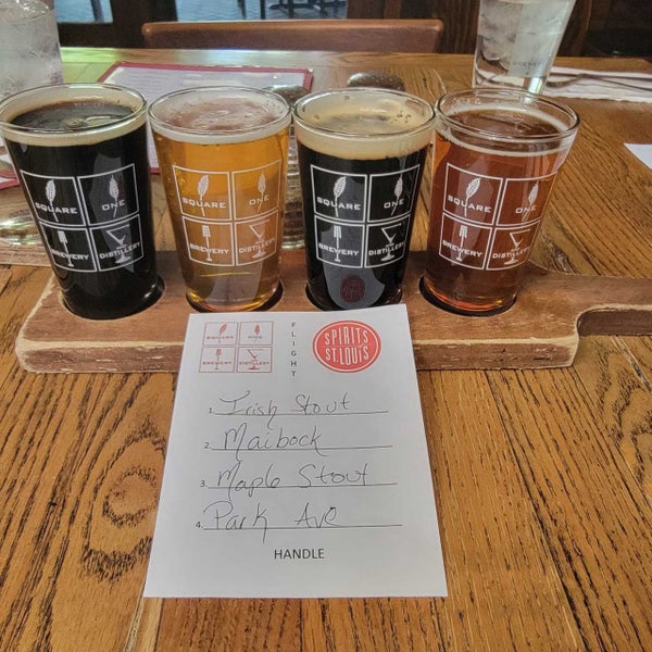 Photo taken at Square One Brewery &amp; Distillery by Thomas M. on 4/22/2023