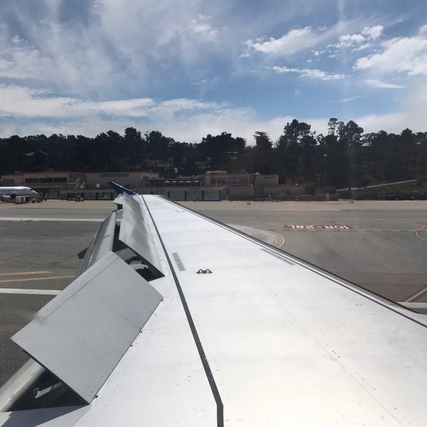 Photo taken at Monterey Regional Airport (MRY) by Brad K. on 4/19/2019