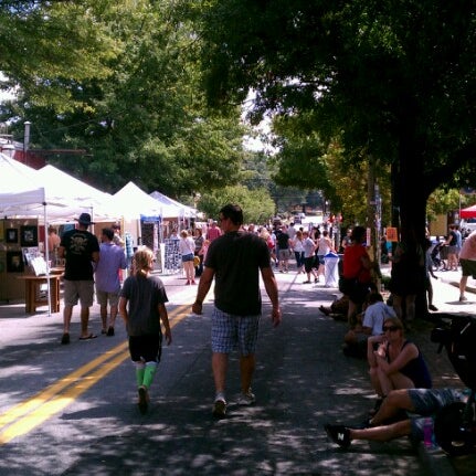 Photo taken at East Atlanta Village by Kody W. on 9/15/2012