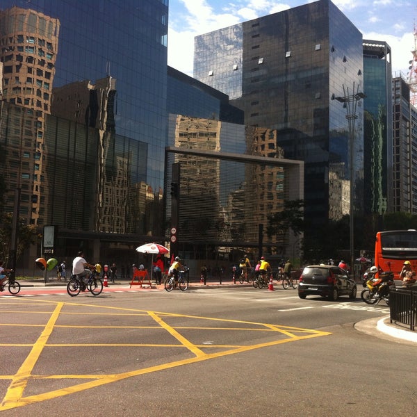 Photo taken at Paulista Avenue by Vanessa A. on 8/23/2015