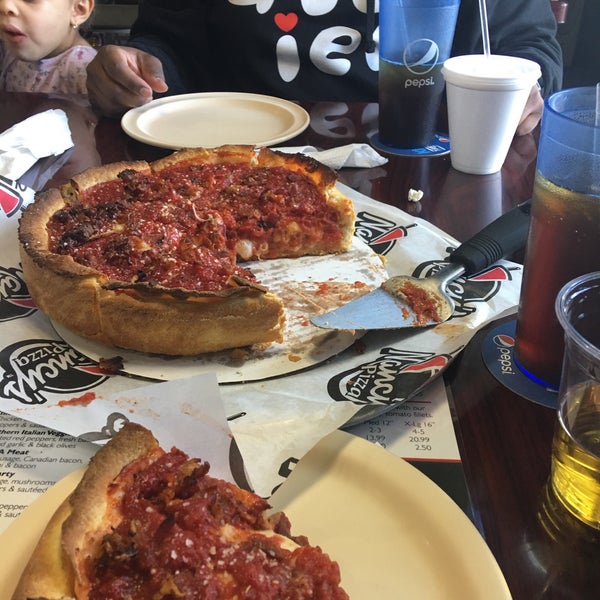 Photo taken at Nancy&#39;s Chicago Pizza by KayShay on 4/4/2017