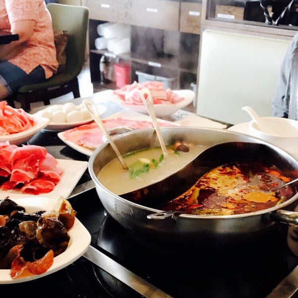 Most legit hot pot place around. Get unlimited plates of lamb, beef, pork, and chicken for $15.95 deal. Order some vegetables on the side you've got yourself a good meal + leftovers for around $25.