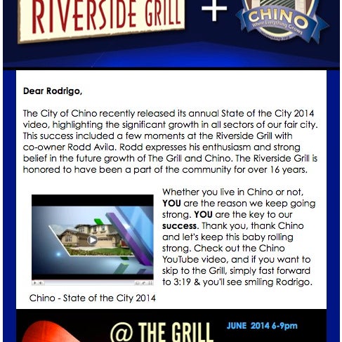 The Grill Rocks Chino!!