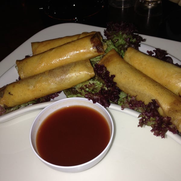 Try the Shrimp Spring Rolls for a quick snack. Or if you are hungry the Club house is great!