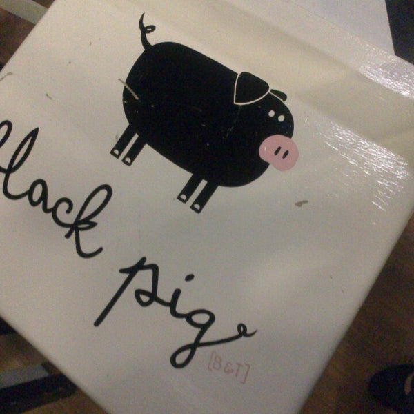 Little black pig bubble