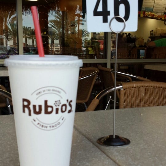 Photo taken at Rubio&#39;s by Christian V. on 2/12/2014