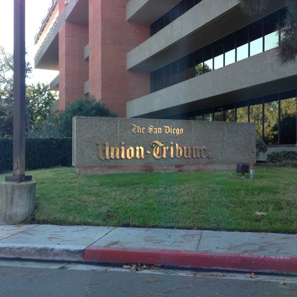 Photo taken at UT San Diego by Gabriel C. on 12/31/2012