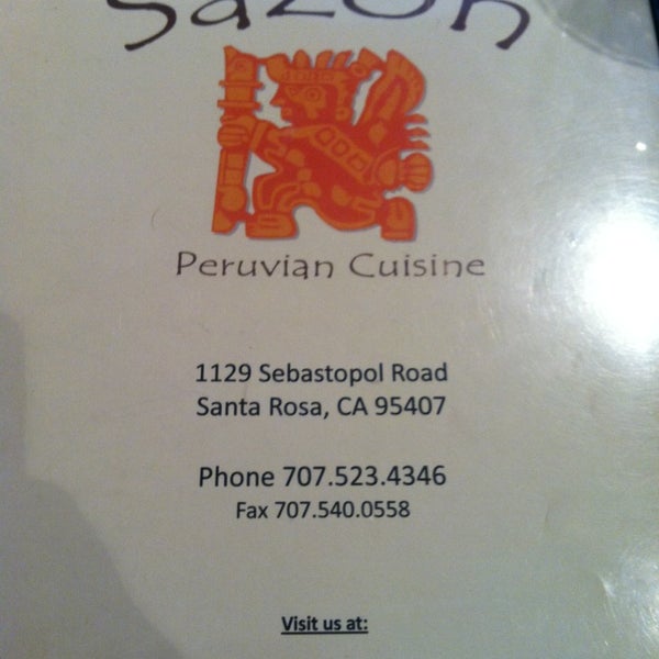 Photo taken at Sazón - Peruvian Cuisine by Emily S. on 5/19/2013