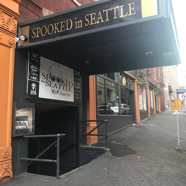 Photo taken at Spooked in Seattle Museum and Tours by Samantha D. on 8/26/2017