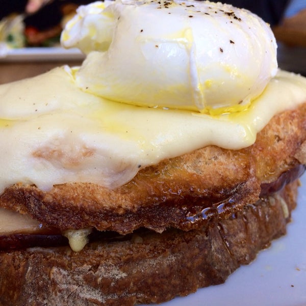 Here for brunch? Get the croque madame.