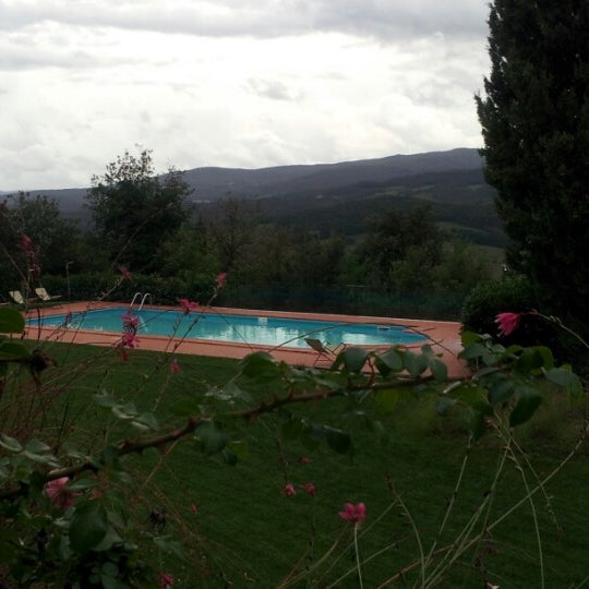 Photo taken at Hotel Terre di Casole by Brenda B. on 10/27/2012