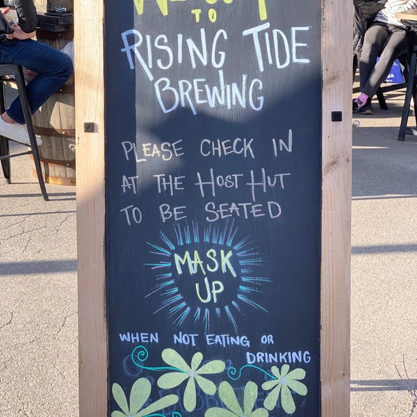 Photo taken at Rising Tide Brewing Company by mike p. on 5/1/2021