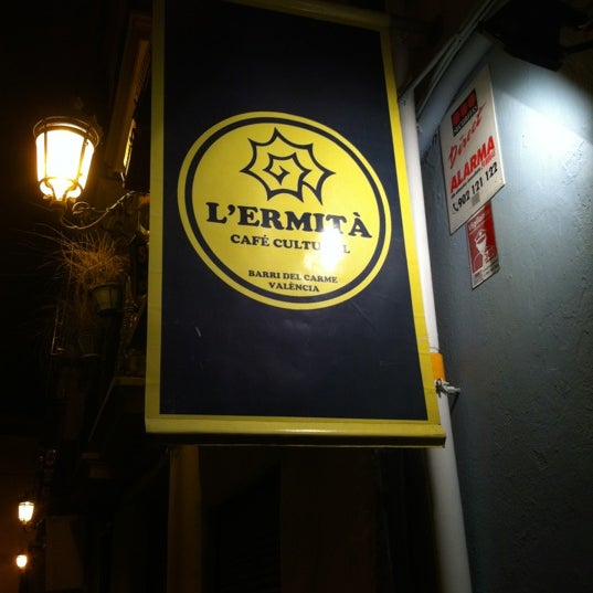 Photo taken at L&#39;Ermità Café Cultural by Guillermo R. on 10/24/2012