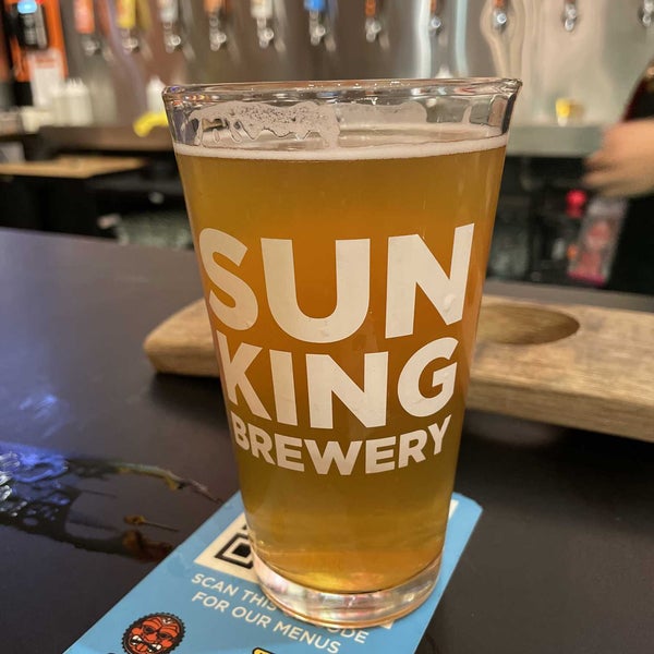 Photo taken at Sun King Brewery by Mark G. on 4/30/2022