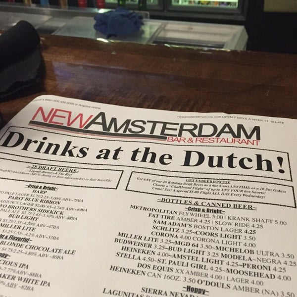 Photo taken at New Amsterdam Bar &amp; Restaurant by Ryan S. on 3/15/2015