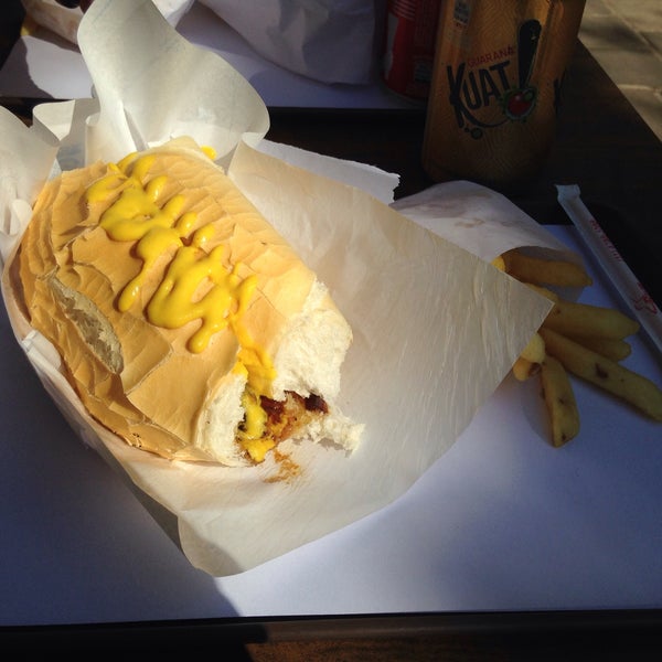 Photo taken at Frank Dogs &amp; Burgers by Amanda M. on 8/23/2015