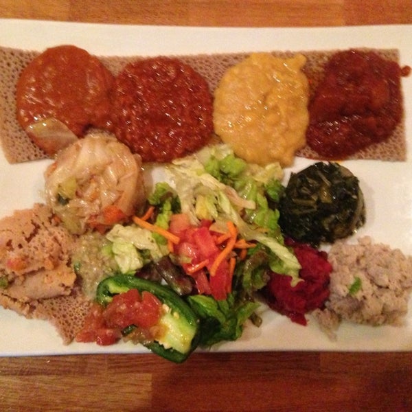 Photo taken at Desta Ethiopian Kitchen by Octavio D. on 5/19/2013