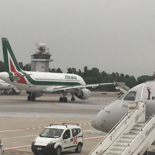 Photo taken at Milan Linate Airport (LIN) by Davide 🍷🍷 on 5/22/2015