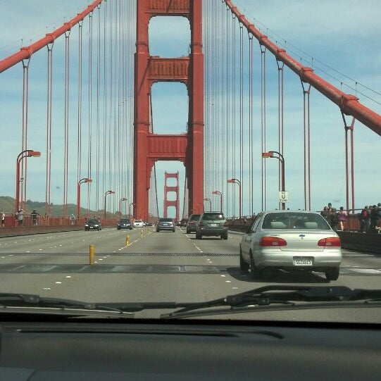 Photo taken at *CLOSED* Golden Gate Bridge Walking Tour by Kimberly E. on 4/14/2013