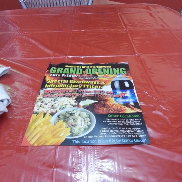 Medford's Grill Chaguanas, Chaguanas