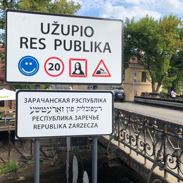 Foto tomada en Užupio tiltas | Užupis bridge  por Gerard v. el 7/30/2019