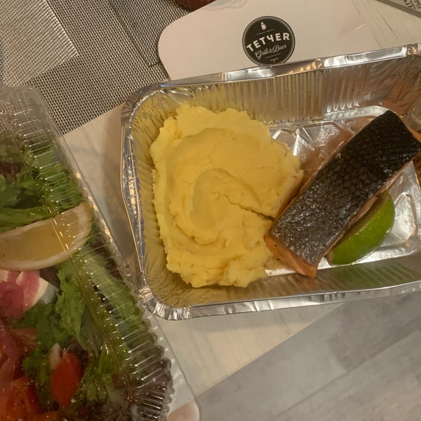 Perfect delivery. Food as tasty as if you order it there. Love their salmon steak. ❤️