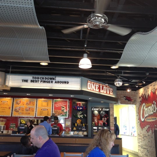 Photo taken at Raising Cane&#39;s Chicken Fingers by Jessica T. on 11/24/2012
