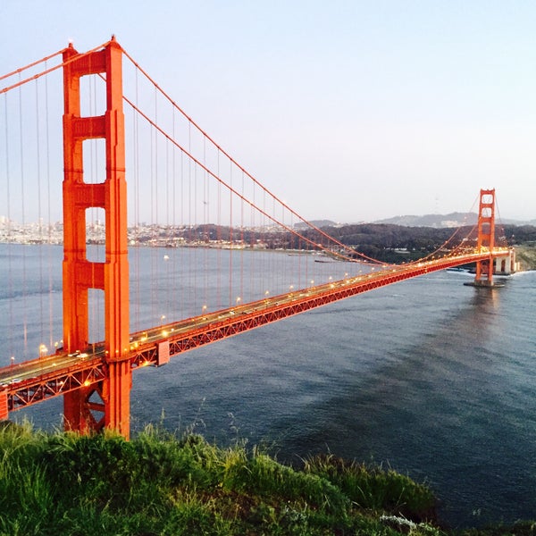 3/28/2016 tarihinde 冰冰ziyaretçi tarafından Golden Gate Bridge'de çekilen fotoğraf