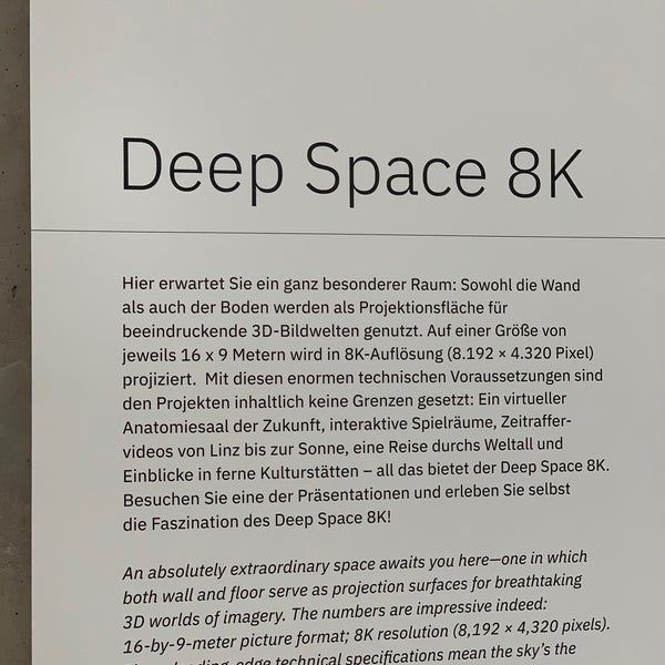 Das Foto wurde bei Ars Electronica Center von Zoltan F. am 10/30/2019 aufgenommen