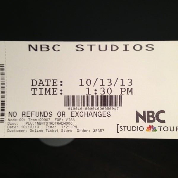 Das Foto wurde bei The Tour at NBC Studios von Shannon D. am 10/13/2013 aufgenommen