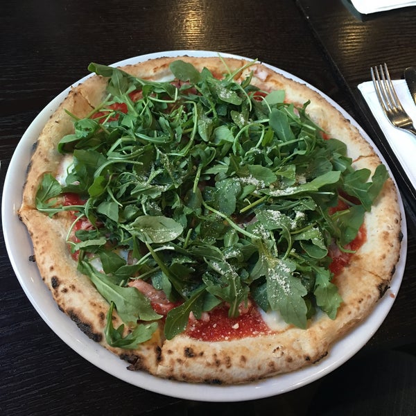 Photo taken at Basil Brick Oven Pizza by R . on 11/21/2015