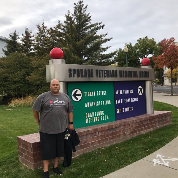 Photo taken at Spokane Veterans Memorial Arena by C M. on 10/8/2018